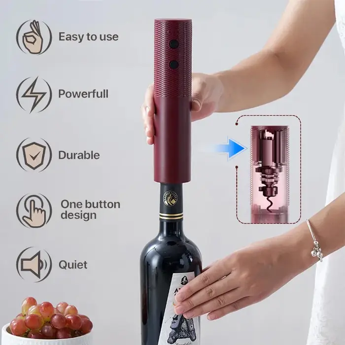 Ouvre-bouteille de vin électrique tire-bouchon automatique ouvre-bouteille de vin Rechargeable bouto