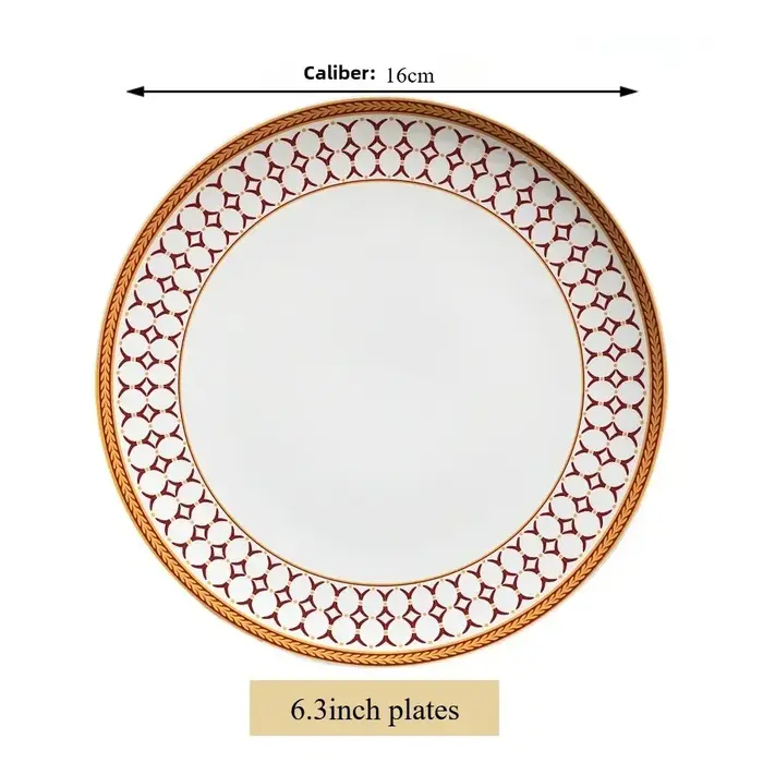 Assiette à Steak en porcelaine d'os de Restaurant, décoration de salle d'échantillon, nappe en céram