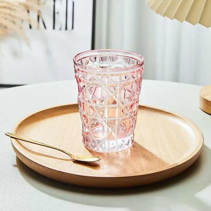 Verre à whisky en cristal coloré de Style européen