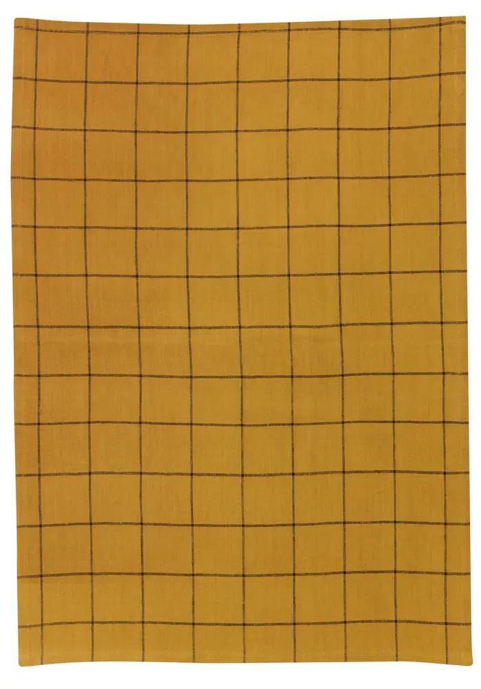 Torchon Metis Kilia carreaux Bronze 50 x 70