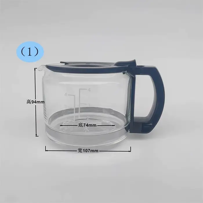 Accessoires pour cafetière, Pot en verre, Machine américaine universelle, résistante à la chaleur, a