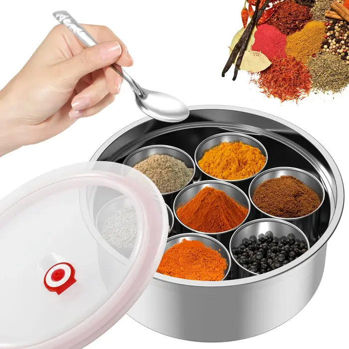 Masala Dabba Boîte à épices Conteneurs