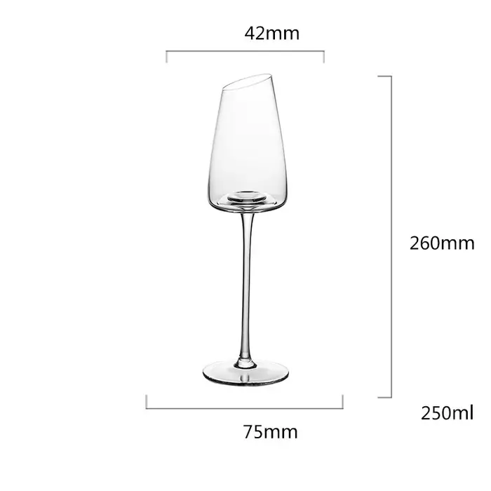 4/2/1Pc Haut De gamme Longue Tige Gobelet en Verre à Vin Rouge Coupe Outil de Cuisine Champagne Verr