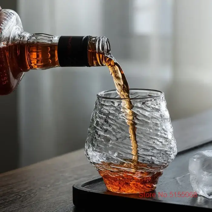 Verres de dégustation de whisky à neige de 420ml, motif de marteau japonais, tasse à boire du vin, f