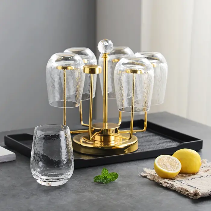 Creative Home-Tasse rotative T1 en acier inoxydable 304, porte-verre