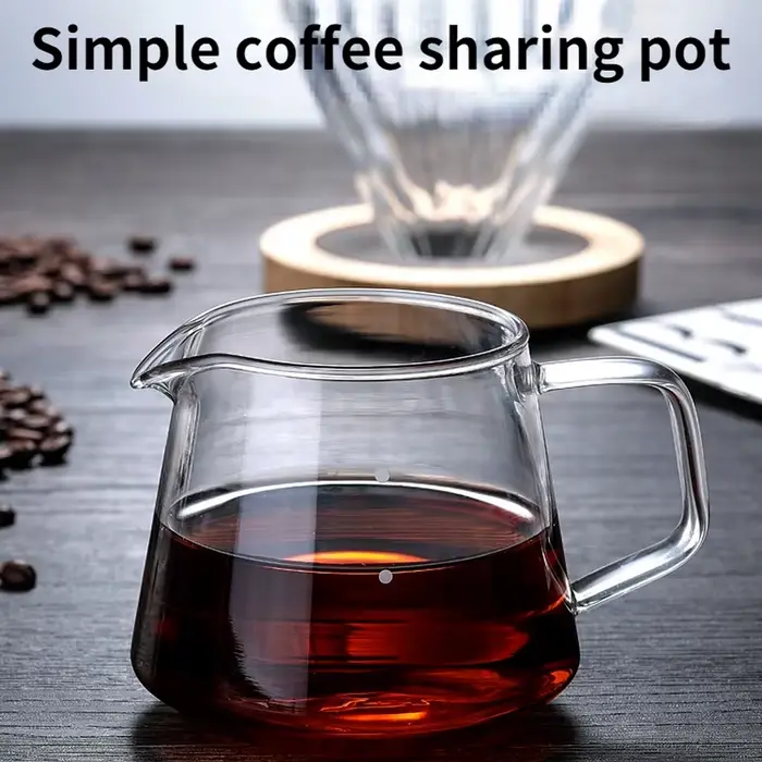 Cafetière en verre à haute température