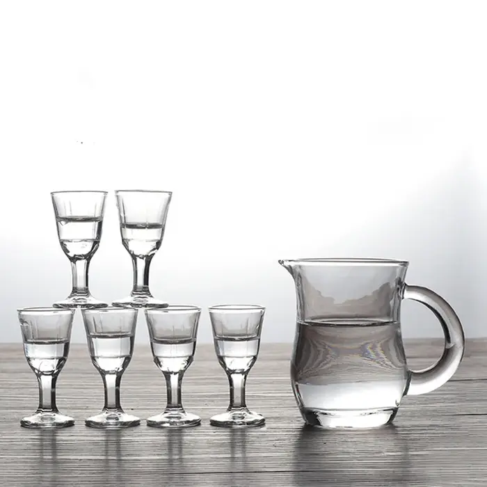 Ensemble de verres à vin avec poignée de 120ml