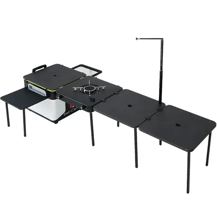Cuisine de Camping en plein air pour pique-nique, boîte de Table pliable, cuisine Mobile extérieure