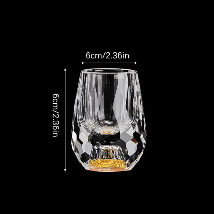 Verre à certifiée en cristal de luxe