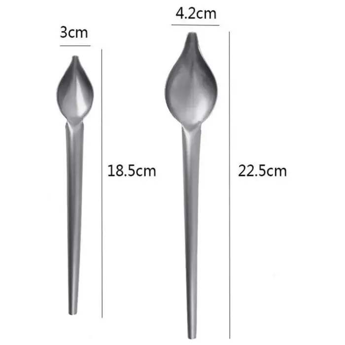 Cuillère à crayon pour Sauce crème au chocolat