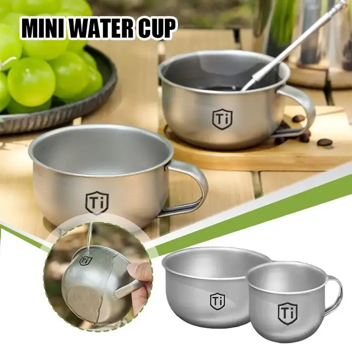 Mini tasse revêtue de titane