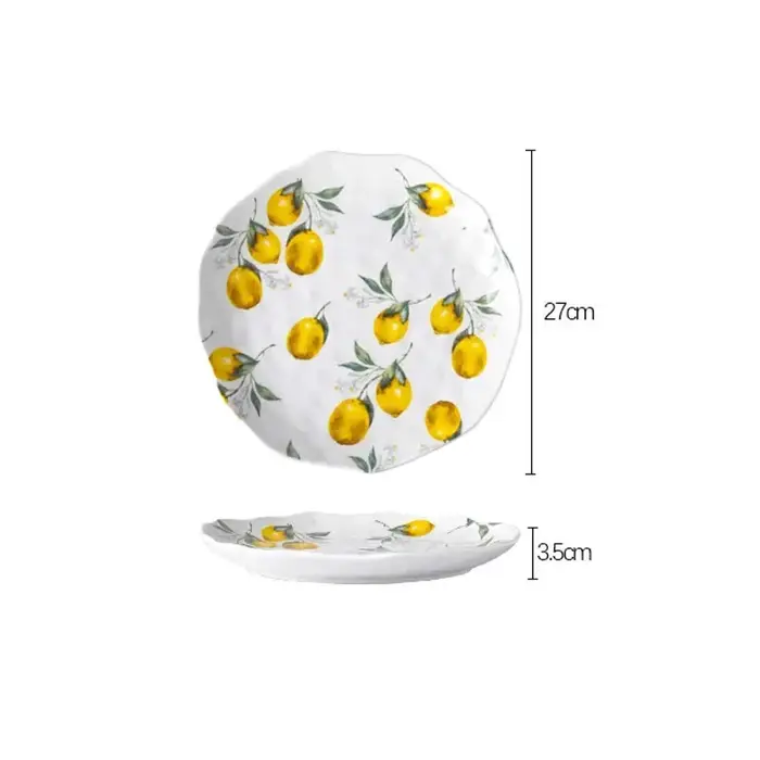 Assiette en céramique européenne créative