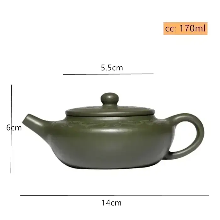 Théière antique en argile violette YFête ing
