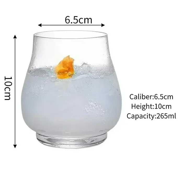 Verres à Cocktail Fermés Créatifs en Verre à Grand Ventre, de Brassage à Froid, à Whisky, Outils de 