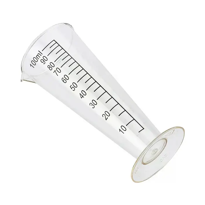 Tasse à mesurer en acrylique de qualité alimentaire de 100 ml avec balance – Sans BPA