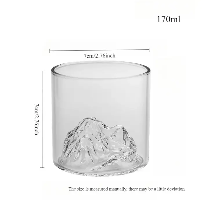 Ensemble de verres à whisky Guanshan 3D de 5 Oz