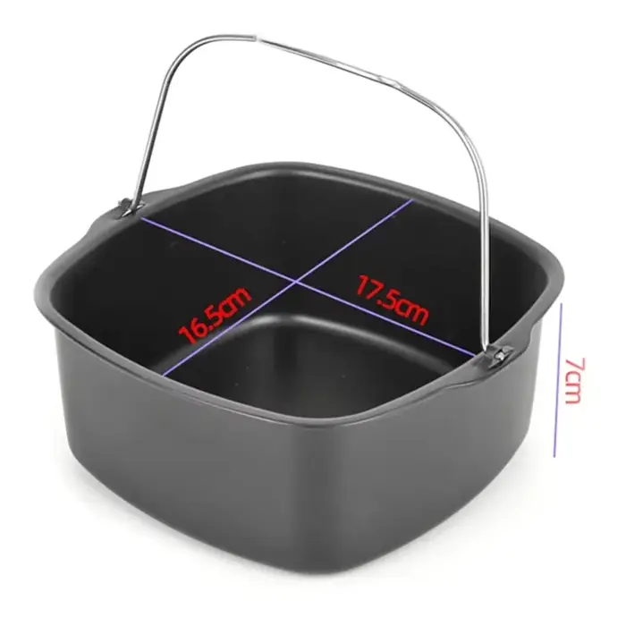Plateau de cuisson de gâteaux antiadhésif pour friteuse à Air, panier pour plat de cuisson Philips,