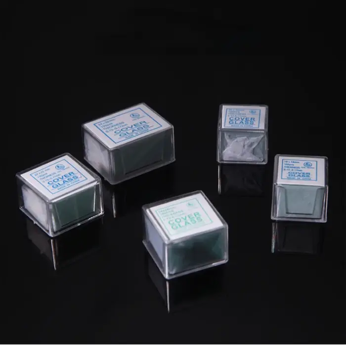 Couvre-objets rectangulaires en verre