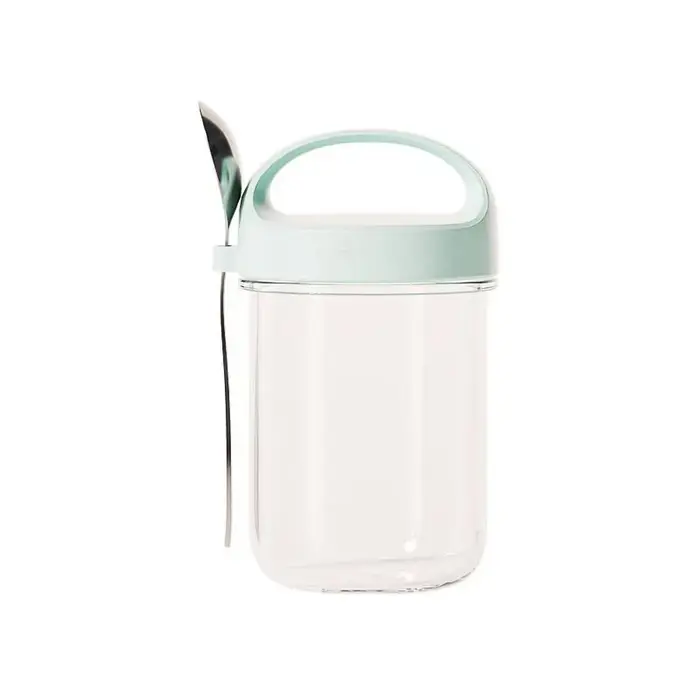 Pot en verre à large ouverture pour yaourt