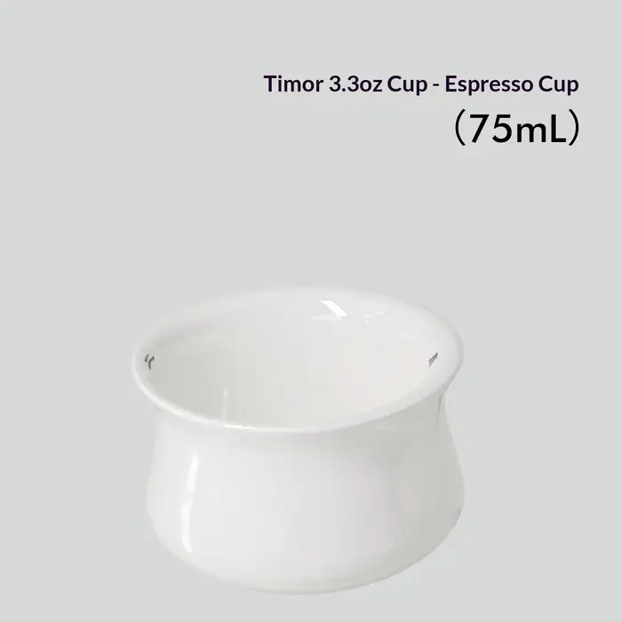 Nouvel ensemble Timemore X 2 pièces : Tasse de dégustation en céramique pour espresso et café au lai