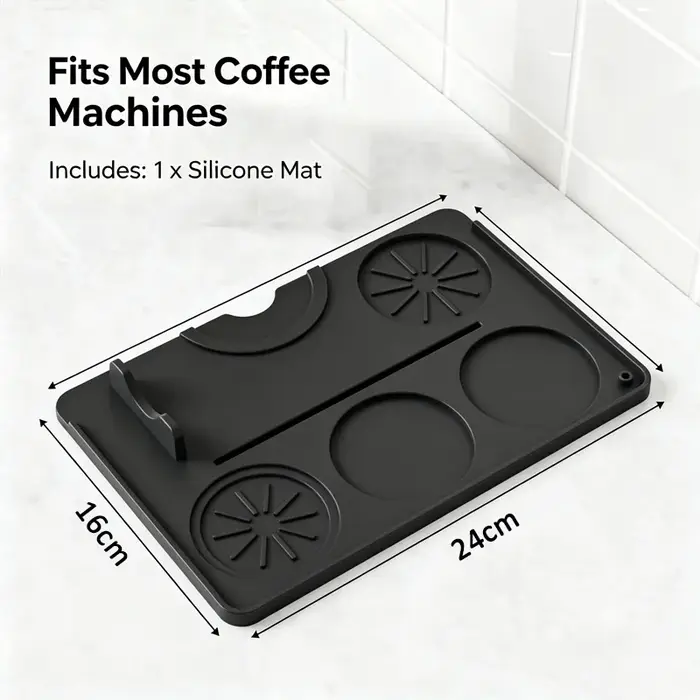 Tapis de pressage de café en silicone