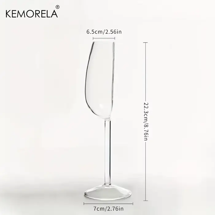 Verre à vin demi-rouge et à Champagne