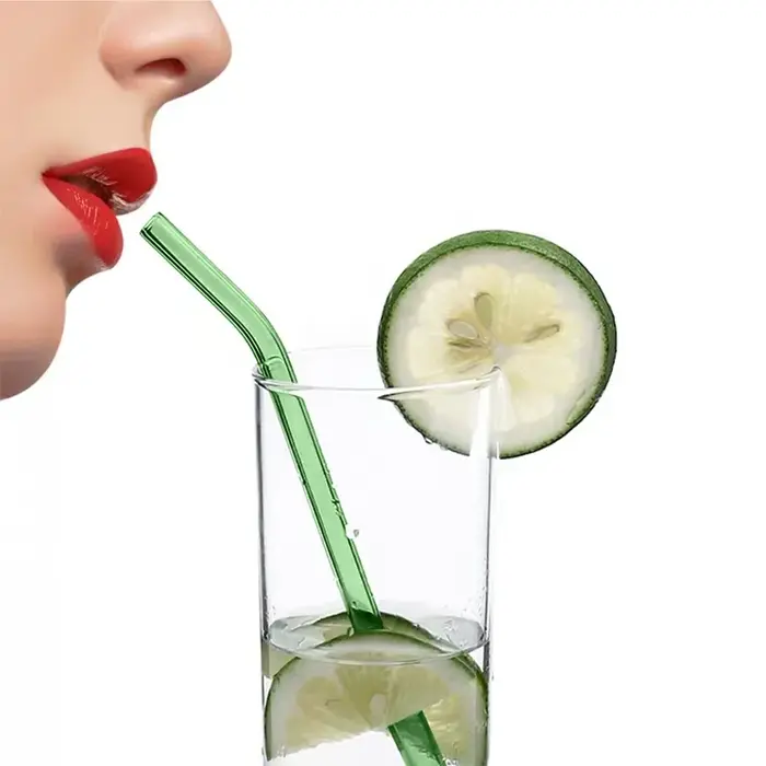Pailles en verre réutilisables