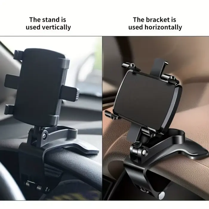 Support de téléphone de voiture Support universel tableau de bord voiture Clip Support GPS voiture Support de téléphone portable dans la voiture pour iPhone Samsung Xiaomi