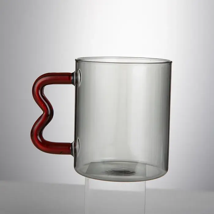 Tasse en Verre Coloré à Oreilles