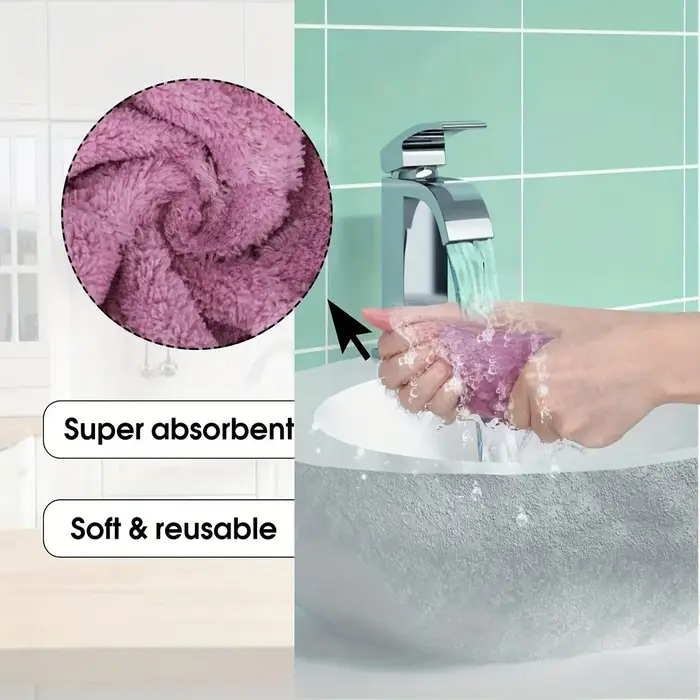 Chiffons à vaisselle en microfibre