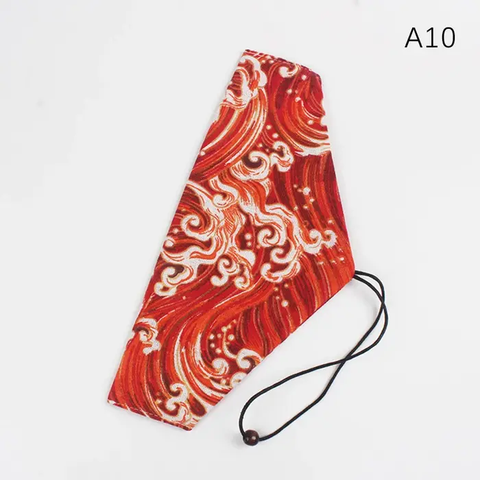 Sac à couverts portable imprimé, cliquets réutilisables, pailles, baguettes, proximité, sac à cordes