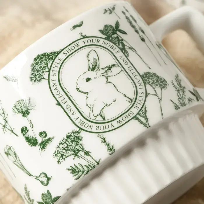 Tasses à café en céramique Animal Rabbit