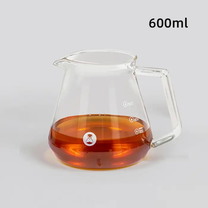 Carafe à café TIMEMORE en verre transparent résistant à la chaleur
