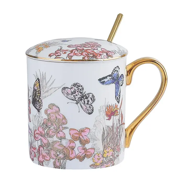 Tasse papillon bleu britannique
