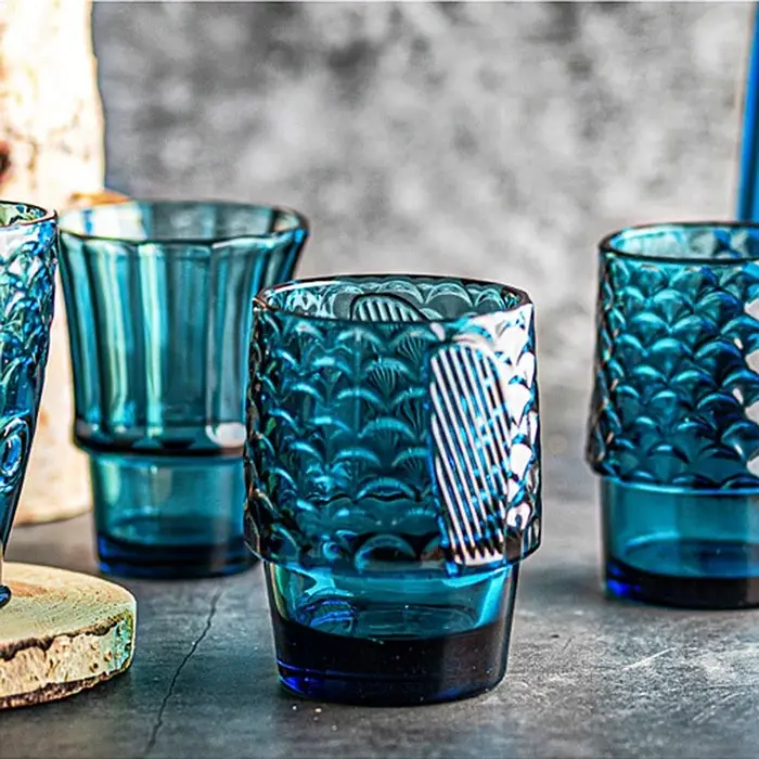 Ensemble de verres à eau en forme de poisson Koi