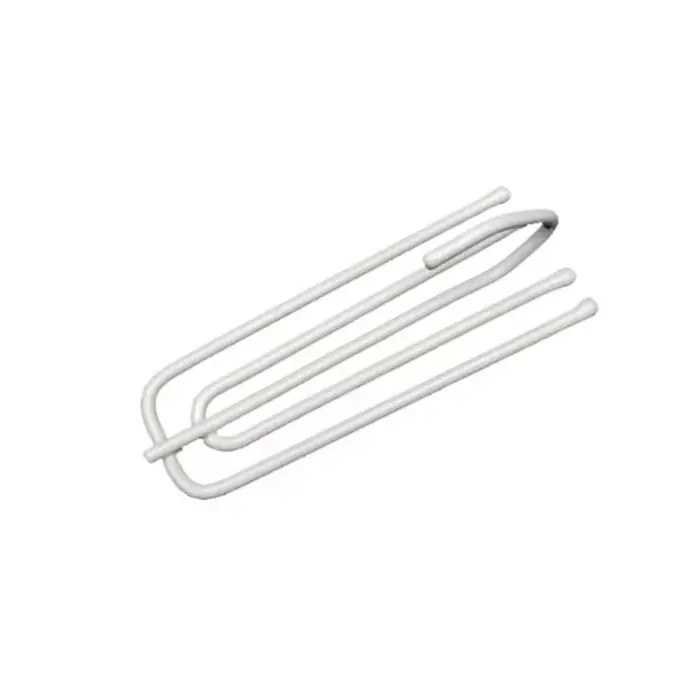 Asazal haute qualité 20 pièces blanc 4 broches fourchette crochets rideaux anneaux accessoires pince
