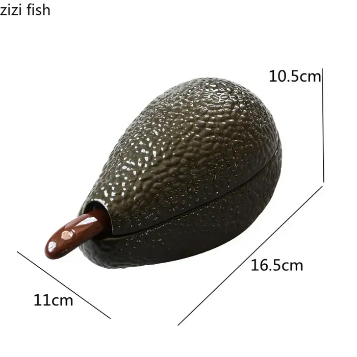 Assiette décorative en céramique pour avocat