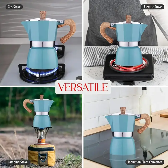 Cafetière Moka en aluminium de qualité supérieure