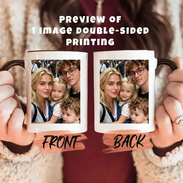 Mug personnalisé avec photos et texte - Mug souvenir unique - Cadeau idéal pour un anniversaire