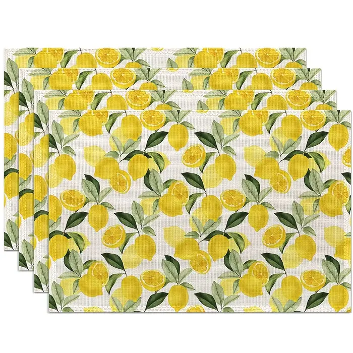 Ensemble de sets de table citron – Tapis