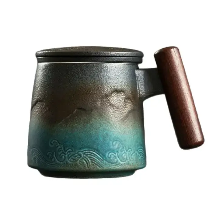 Tasse à café en céramique rétro