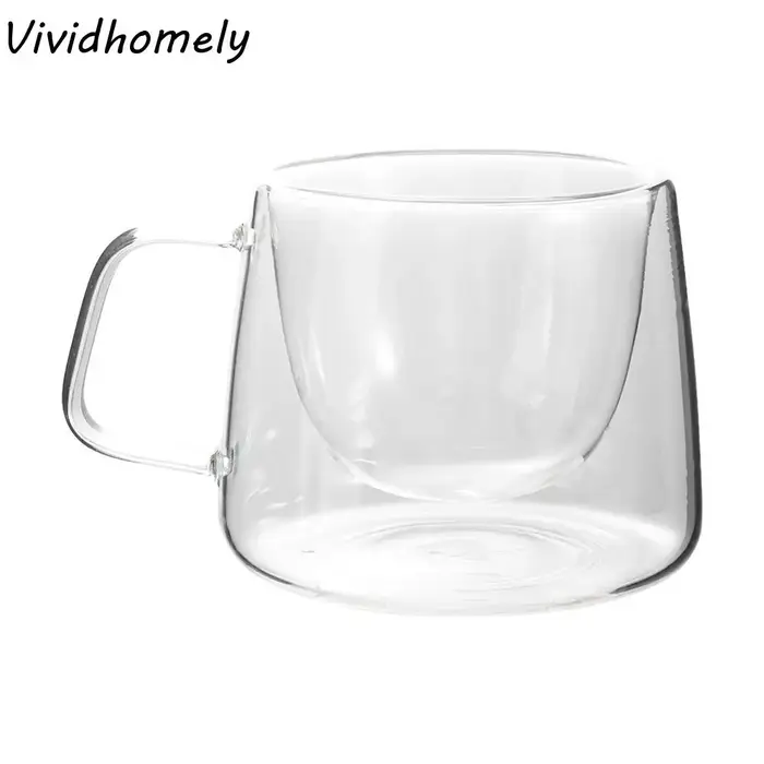 Tasse à café transparente de 200ml
