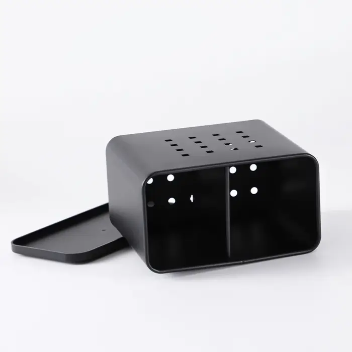 Support de séchage de couverts en métal noir – Style minimaliste moderne