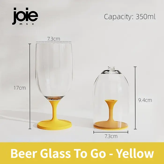 Joie Portable verre à bière pliable Portable boisson Cocktail Champagne tasse antichoc pour fête piq