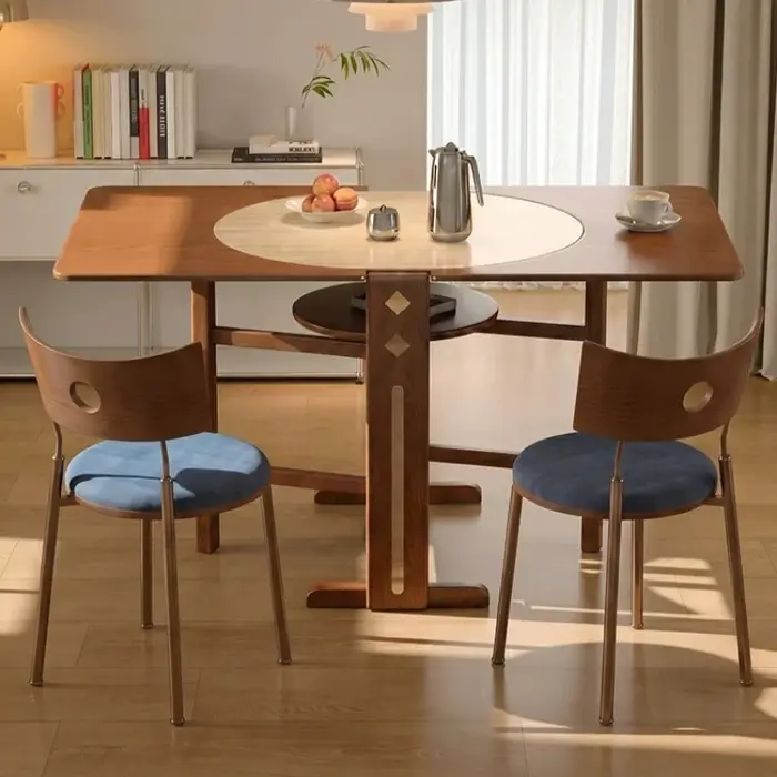 Table de salle à manger ronde de luxe pour cuisine centrale