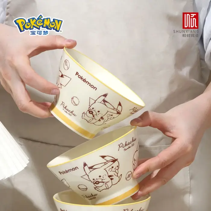 SHUNXIANG – ensemble de bols à riz en céramique de 5 pouces