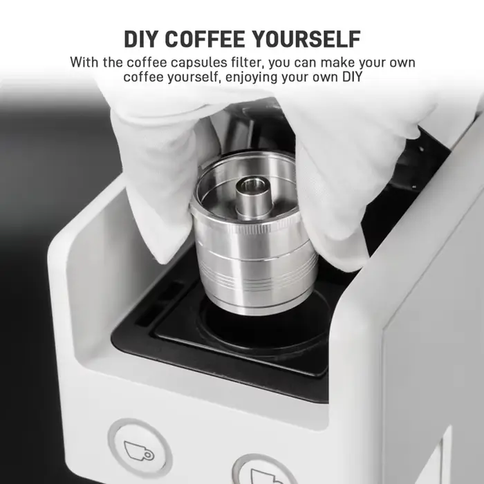 BSEVB-pour Machine à café Illy capsule réutilisable remplacement de dosette de café en acier inoxyda
