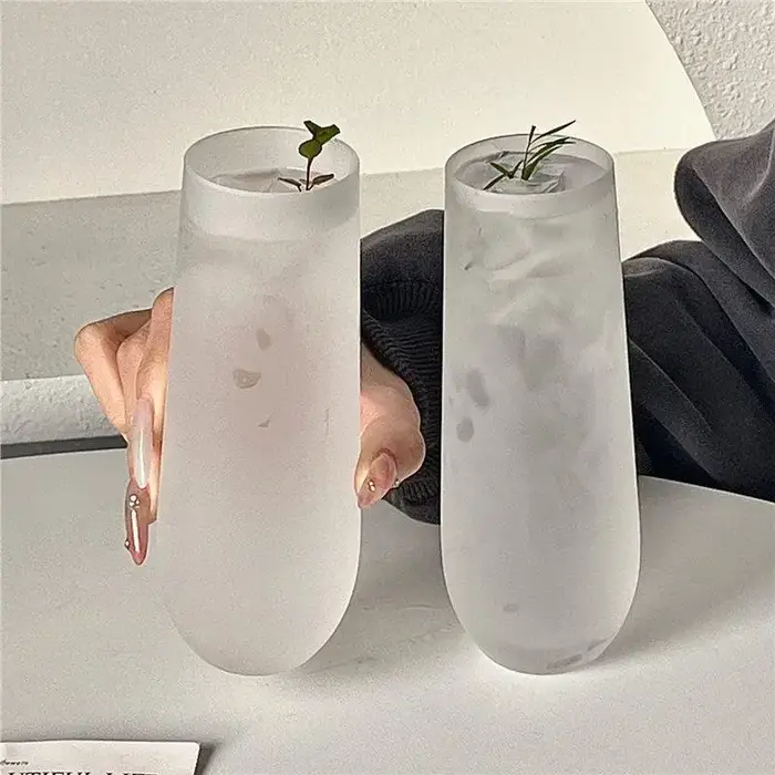 Verres à café transparents