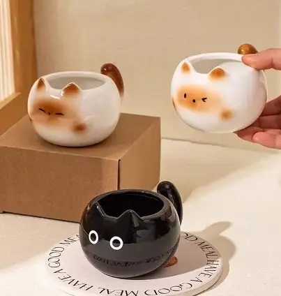 Mug en céramique chat siamois mignon