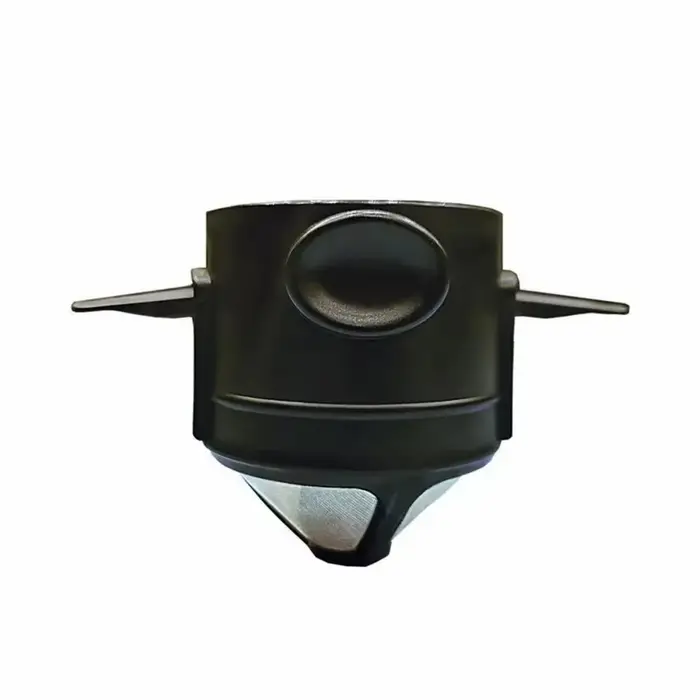 Filtre à café portable pliable réutilisable avec maille double couche pour infusion par déversement sans papier